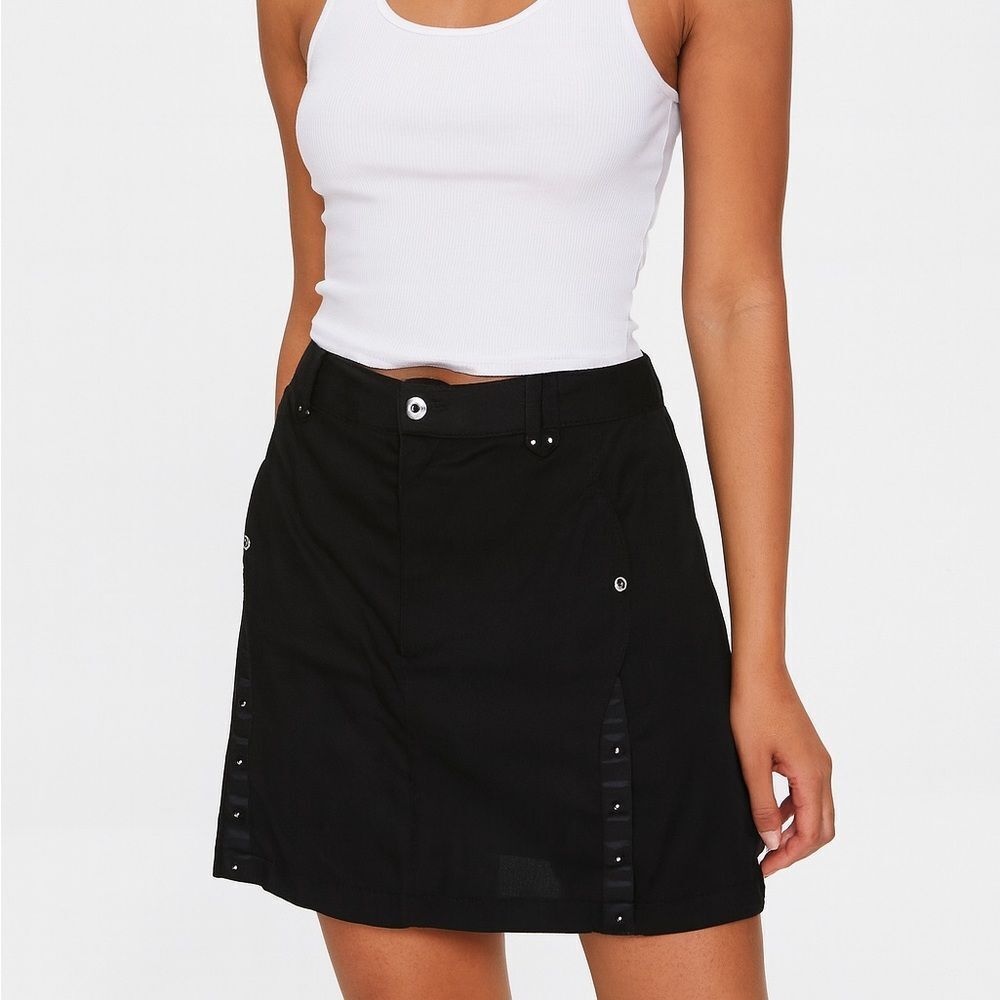 Jamie Sadock Golf Skort 14 Black Stretch Pockets Sporty Activewear Skort